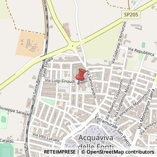 Mappa Via Luca Tricarico, 32, 70021 Acquaviva delle Fonti, Bari (Puglia)
