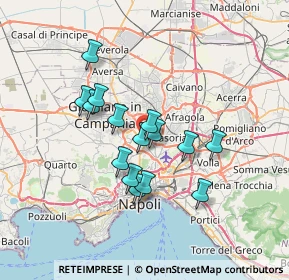 Mappa Via Cupa Vicinale dell'Arco, 80144 Napoli NA, Italia (5.93867)