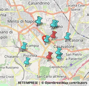 Mappa Via Cupa Vicinale dell'Arco, 80144 Napoli NA, Italia (1.68)