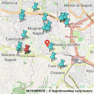 Mappa Via Cesare Pavese Traversa III, 80018 Mugnano di Napoli NA, Italia (1.2185)