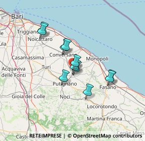 Mappa Km 2, 70013 Castellana Grotte BA, Italia (11.09636)