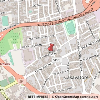 Mappa Via esposito giovanni 2, 80020 Casavatore, Napoli (Campania)