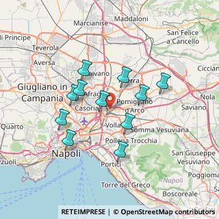 Mappa Variante alla Via Vecchia Nazionale delle Puglie, 80013 Casalnuovo di Napoli NA, Italia (6.60636)
