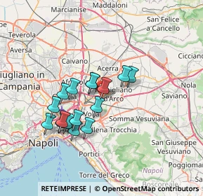 Mappa Via Visconti, 80038 Pomigliano d'Arco NA, Italia (6.21688)