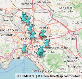 Mappa Via Visconti, 80038 Pomigliano d'Arco NA, Italia (6.73727)