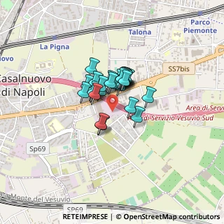 Mappa Via Visconti, 80038 Pomigliano d'Arco NA, Italia (0.25185)
