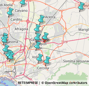 Mappa Via Visconti, 80038 Pomigliano d'Arco NA, Italia (5.59375)