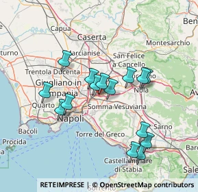 Mappa Via Visconti, 80038 Pomigliano d'Arco NA, Italia (13.93733)