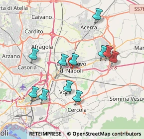 Mappa Via Madre Rosa Gattorno, 80013 Casalnuovo di Napoli NA, Italia (3.91091)