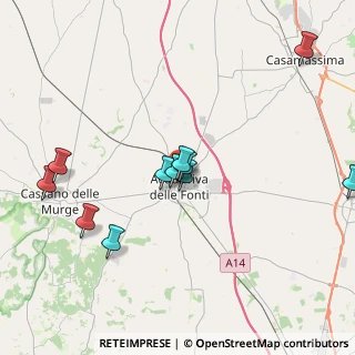 Mappa Via per Sannicandro, 70021 Bitritto BA, Italia (4.17)