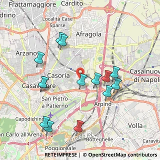 Mappa Via Carosone Renato, 80026 Casoria NA, Italia (2.22571)