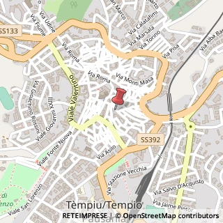 Mappa Via Mannu, 07029 Tempio Pausania SS, Italia, 07029 Tempio Pausania, Olbia-Tempio (Sardegna)