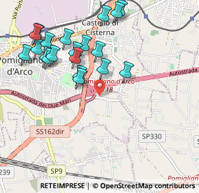 Mappa Via E.A. Mario, 80038 Pomigliano d'Arco NA, Italia (1.1595)