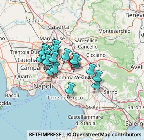 Mappa Via E.A. Mario, 80038 Pomigliano d'Arco NA, Italia (10.29)