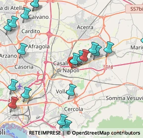 Mappa Via Cicerone, 80013 Casalnuovo di Napoli NA, Italia (5.881)