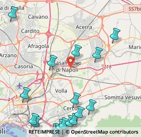 Mappa Via Cicerone, 80013 Casalnuovo di Napoli NA, Italia (6.7405)