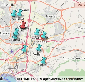 Mappa Via Cicerone, 80013 Casalnuovo di Napoli NA, Italia (4.36909)