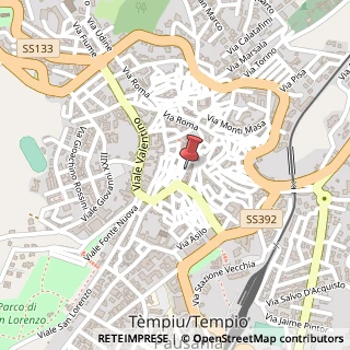 Mappa Via Roma, 23, 07029 Tempio Pausania, Olbia-Tempio (Sardegna)