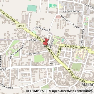 Mappa Via Volturno, 5, 80016 Marano di Napoli, Napoli (Campania)