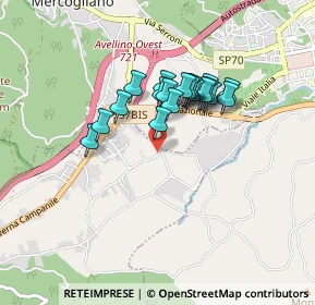 Mappa Via Padule, 83013 Mercogliano AV, Italia (0.702)