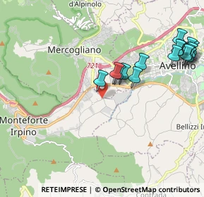Mappa Via Padule, 83013 Mercogliano AV, Italia (2.58)