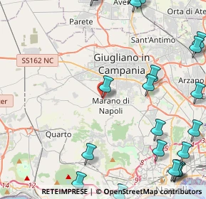 Mappa Via Ticino, 80016 Marano di Napoli NA, Italia (6.9515)