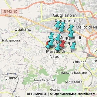 Mappa Via Volturno, 80016 Marano di Napoli NA, Italia (1.29267)