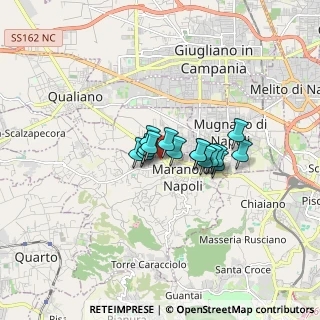 Mappa Via Volturno, 80016 Marano di Napoli NA, Italia (1.03333)