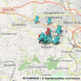 Mappa Via Volturno, 80016 Marano di Napoli NA, Italia (1.1075)