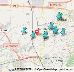 Mappa Via Croce Benedetto, 80010 Quarto NA, Italia (1.74182)