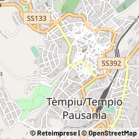 Mapa Tempio Pausania