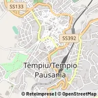 Hartă Tempio Pausania