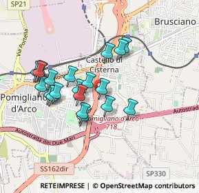 Mappa Via Palme Olaf, 80038 Pomigliano d'Arco NA, Italia (0.845)