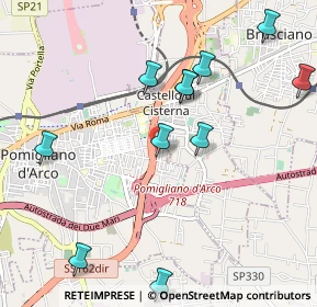 Mappa Via Palme Olaf, 80038 Pomigliano d'Arco NA, Italia (1.20727)