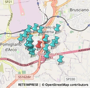 Mappa Via Palme Olaf, 80038 Pomigliano d'Arco NA, Italia (0.7355)
