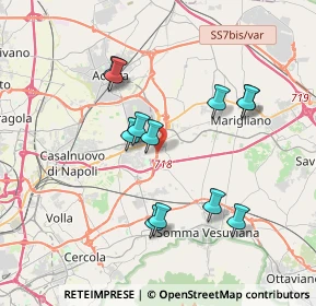 Mappa Via Palme Olaf, 80038 Pomigliano d'Arco NA, Italia (3.69583)