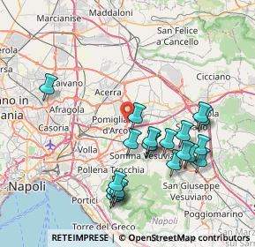 Mappa Via Palme Olaf, 80038 Pomigliano d'Arco NA, Italia (8.4075)