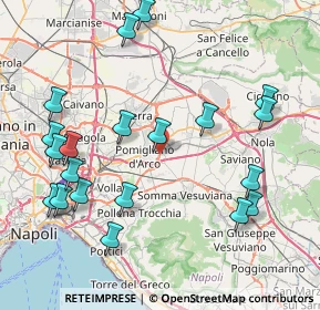 Mappa Via Palme Olaf, 80038 Pomigliano d'Arco NA, Italia (10.095)