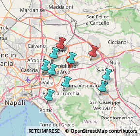 Mappa Via Palme Olaf, 80038 Pomigliano d'Arco NA, Italia (6.03273)