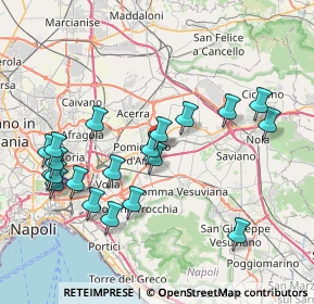 Mappa Via Palme Olaf, 80038 Pomigliano d'Arco NA, Italia (8.816)