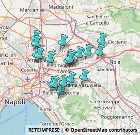 Mappa Via Palme Olaf, 80038 Pomigliano d'Arco NA, Italia (5.7535)