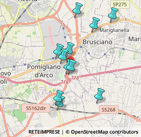 Mappa Via Palme Olaf, 80038 Pomigliano d'Arco NA, Italia (1.79273)