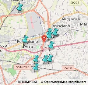 Mappa Via Palme Olaf, 80038 Pomigliano d'Arco NA, Italia (1.73545)