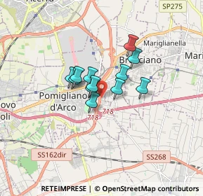 Mappa Via Palme Olaf, 80038 Pomigliano d'Arco NA, Italia (1.08833)