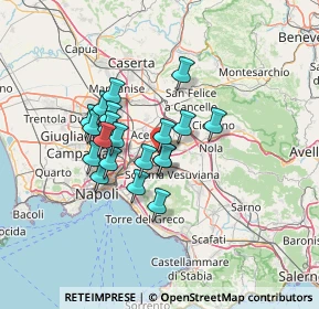 Mappa Via Palme Olaf, 80038 Pomigliano d'Arco NA, Italia (11.105)