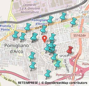 Mappa Via Nicolò Paganini, 80038 Pomigliano d'Arco NA, Italia (0.4755)