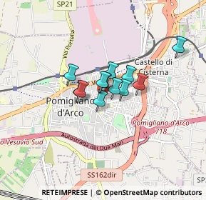 Mappa Via Nicolò Paganini, 80038 Pomigliano d'Arco NA, Italia (0.51167)