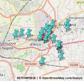 Mappa Via Nicolò Paganini, 80038 Pomigliano d'Arco NA, Italia (1.477)