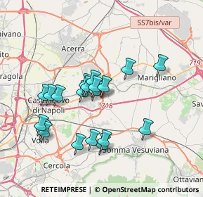 Mappa Via Miccoli, 80038 Pomigliano d'Arco NA, Italia (3.5175)