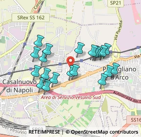 Mappa Via Parco Piemonte, 80038 Pomigliano d'Arco NA, Italia (0.8795)